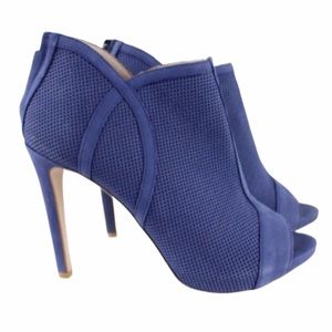 Gino Rossi Blue Gina Open Toe Booties